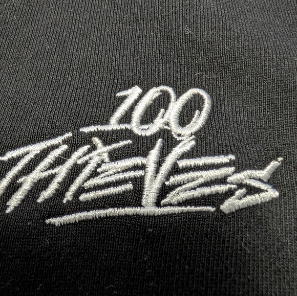 Men's Black 100 Thieves Sweater - Picture 2 of 4